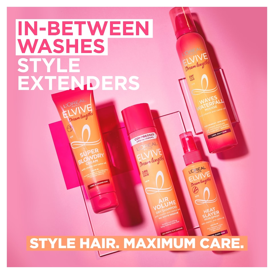 image 1 of L'oreal Paris Elvive Dream Lengths Air Volume Dry Shampoo 200Ml