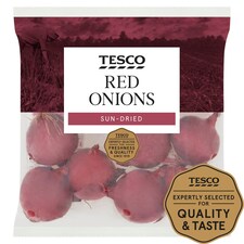 Tesco Red Onions Pack 1Kg