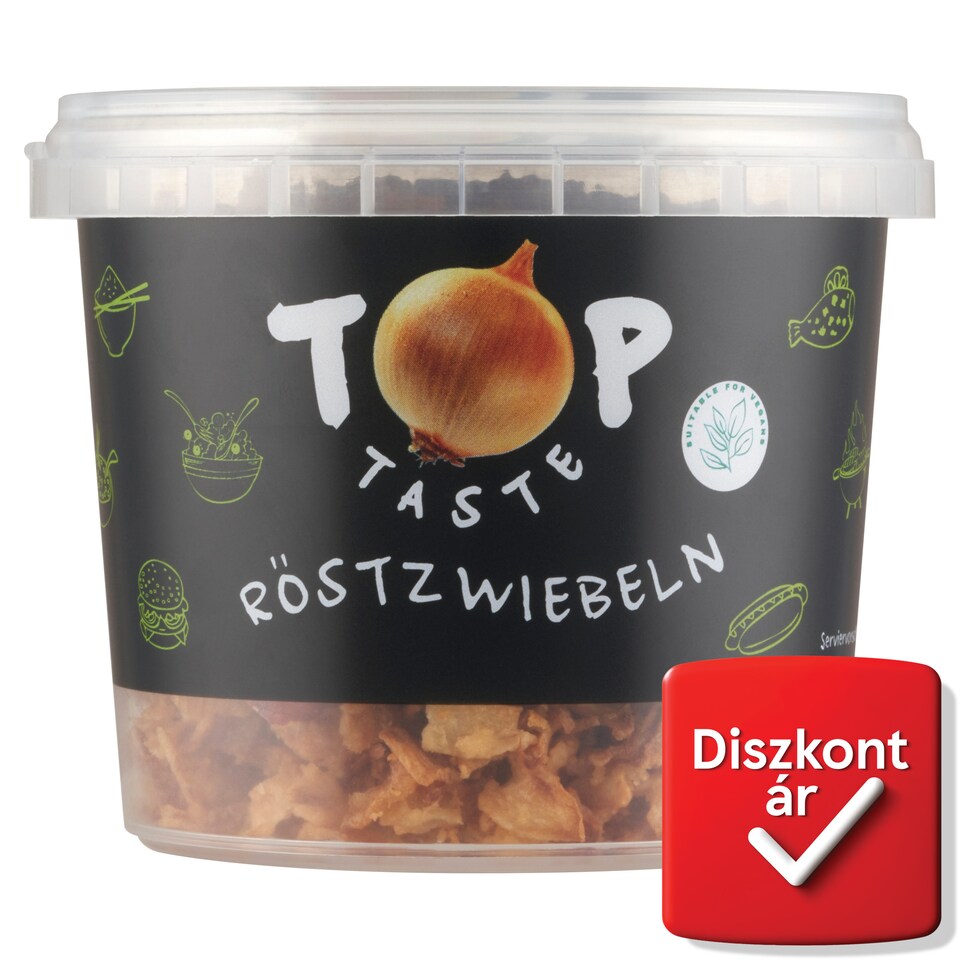 Top Taste ropogós sült hagymadarabok 100 g