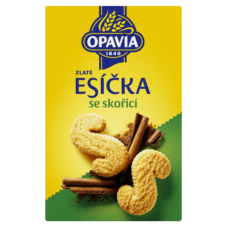 Opavia sušenky Zlaté Esíčka se skořicí 220g