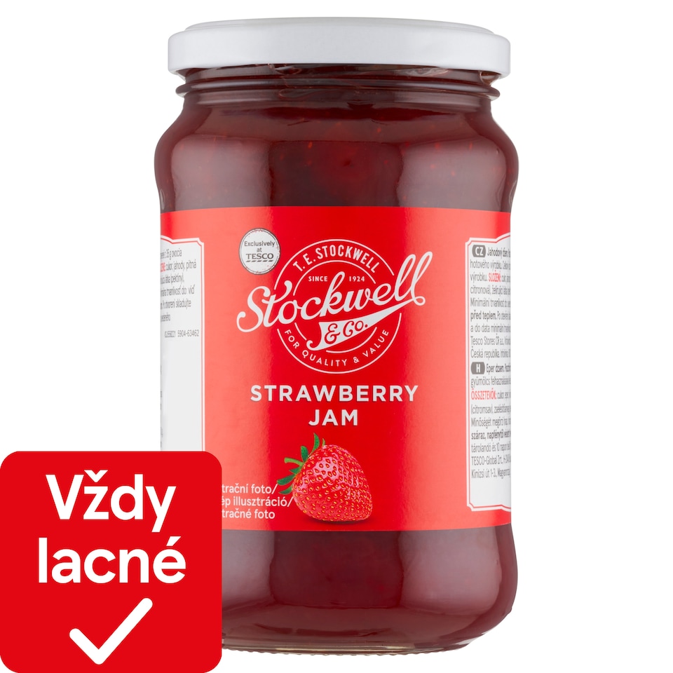 Stockwell & Co. Jahodový džem 450 g