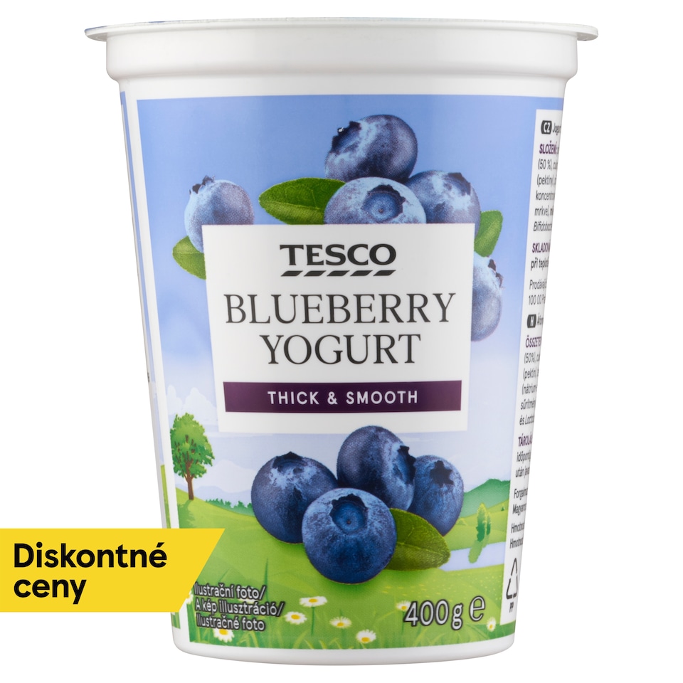 Tesco Jogurt čučoriedkový 400 g