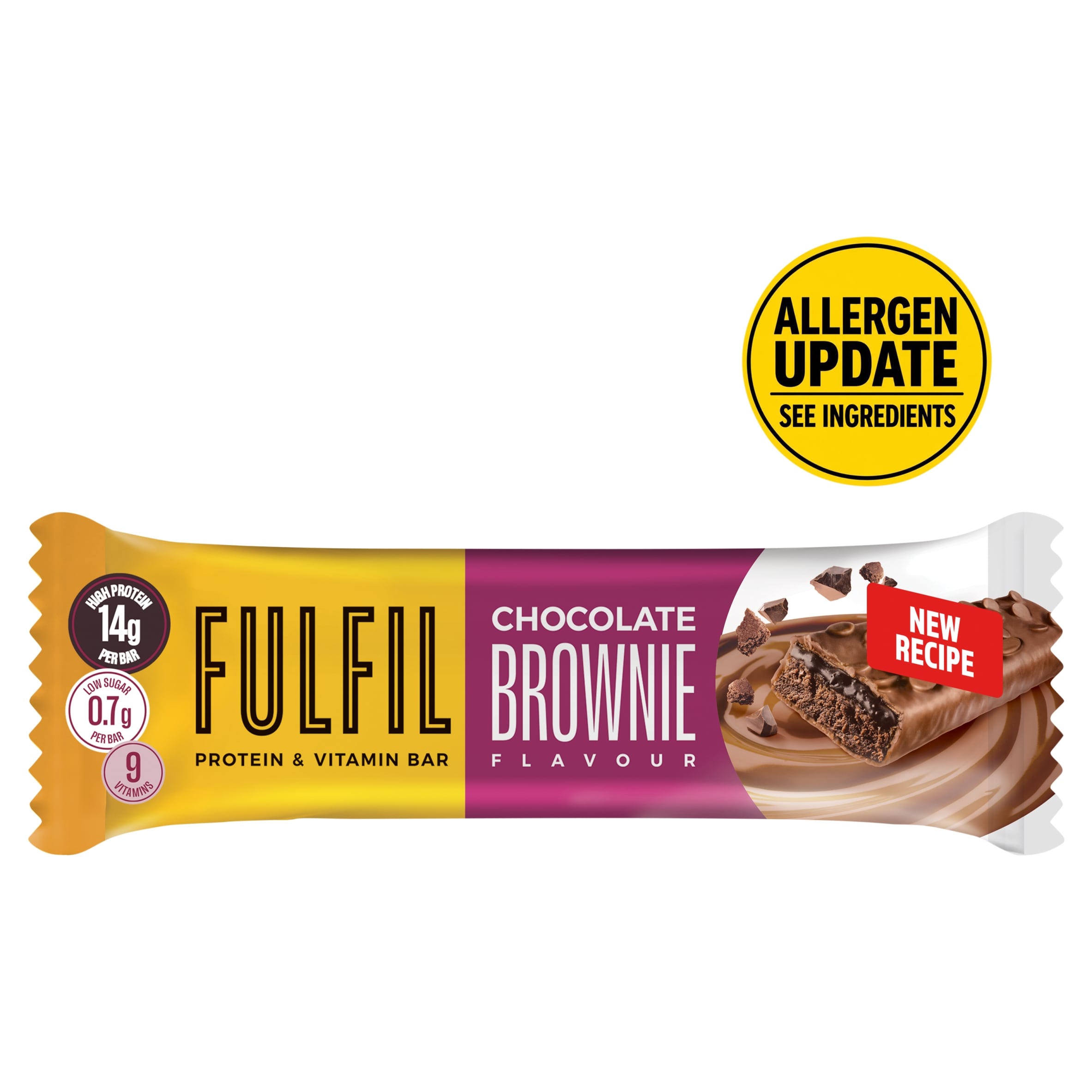 Fulfil Chocolate Brownie Protein & Vitamin Bar 40g