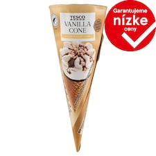Tesco Mrazený krém vanilkový s polevou s čokoládovou príchuťou 120 ml