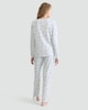 image 3 of F&F Cotton Rich Mistletoe Print Top and Bottoms PyjamasvSet in Grey