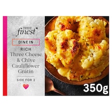 Tesco Finest Three Cheese & Chive Cauliflower Gratin 350g