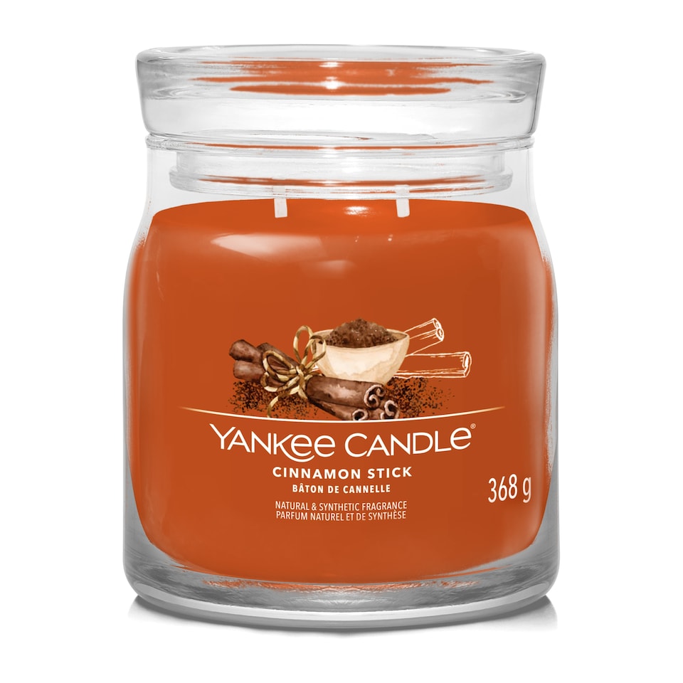 image 1 of Yankee Candle Signature Medium Jar Cinnamon Stick 368g