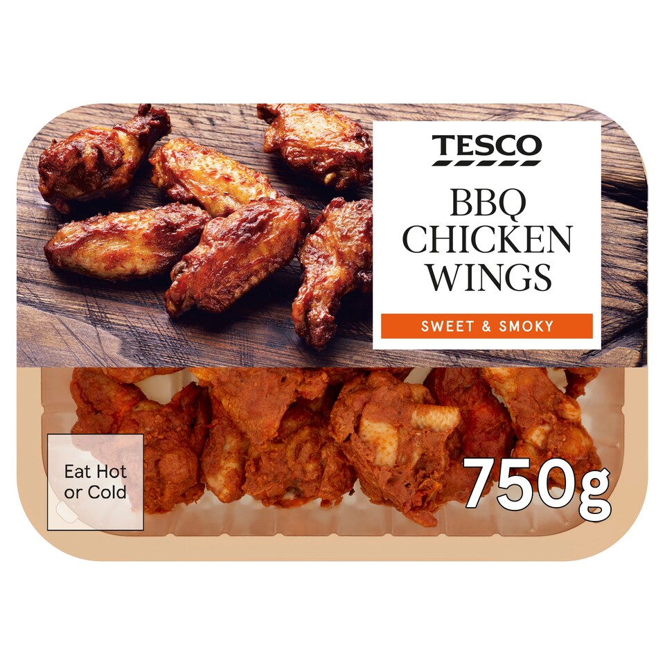 Tesco Bbq Chicken Wings 750G