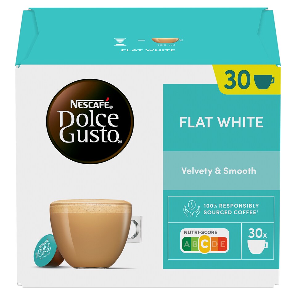 NESCAFÉ Dolce Gusto Flat White - kávové kapsle - 30 ks