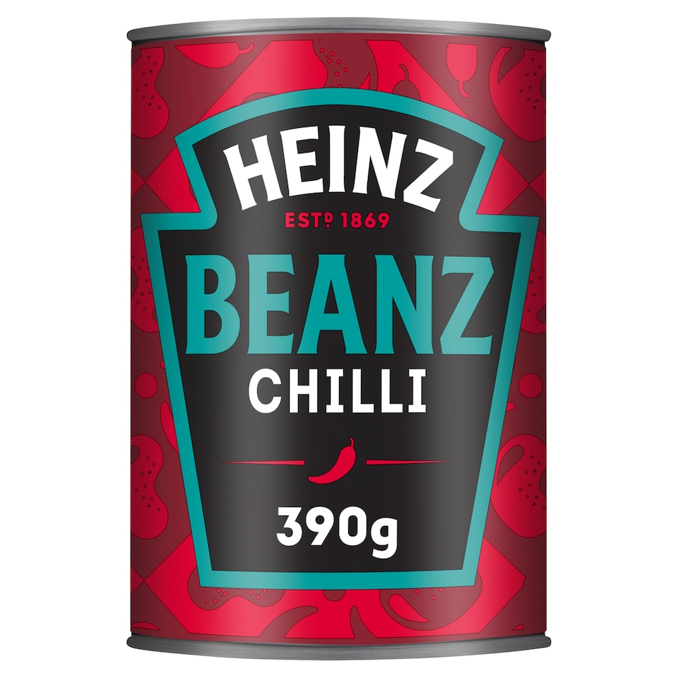 image 1 of Heinz Baked Beans Fiery Chilli Beanz 390G