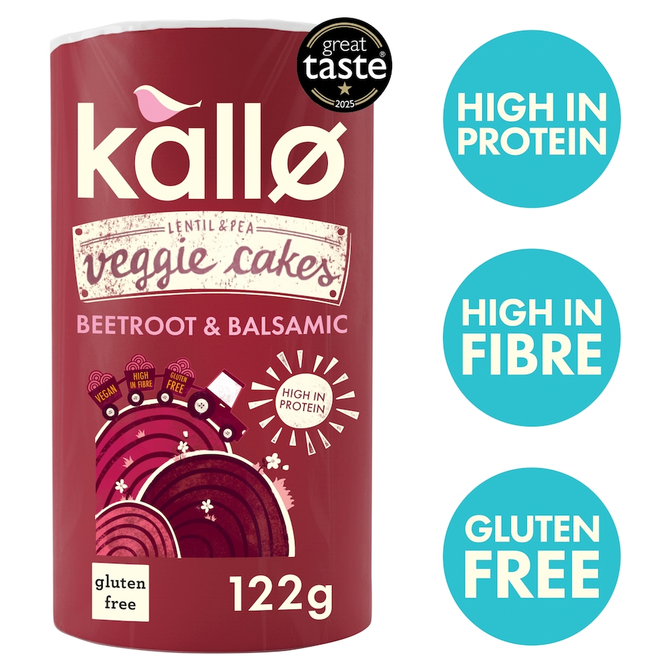 Kallo Beetroot Veggie Cakes 122g