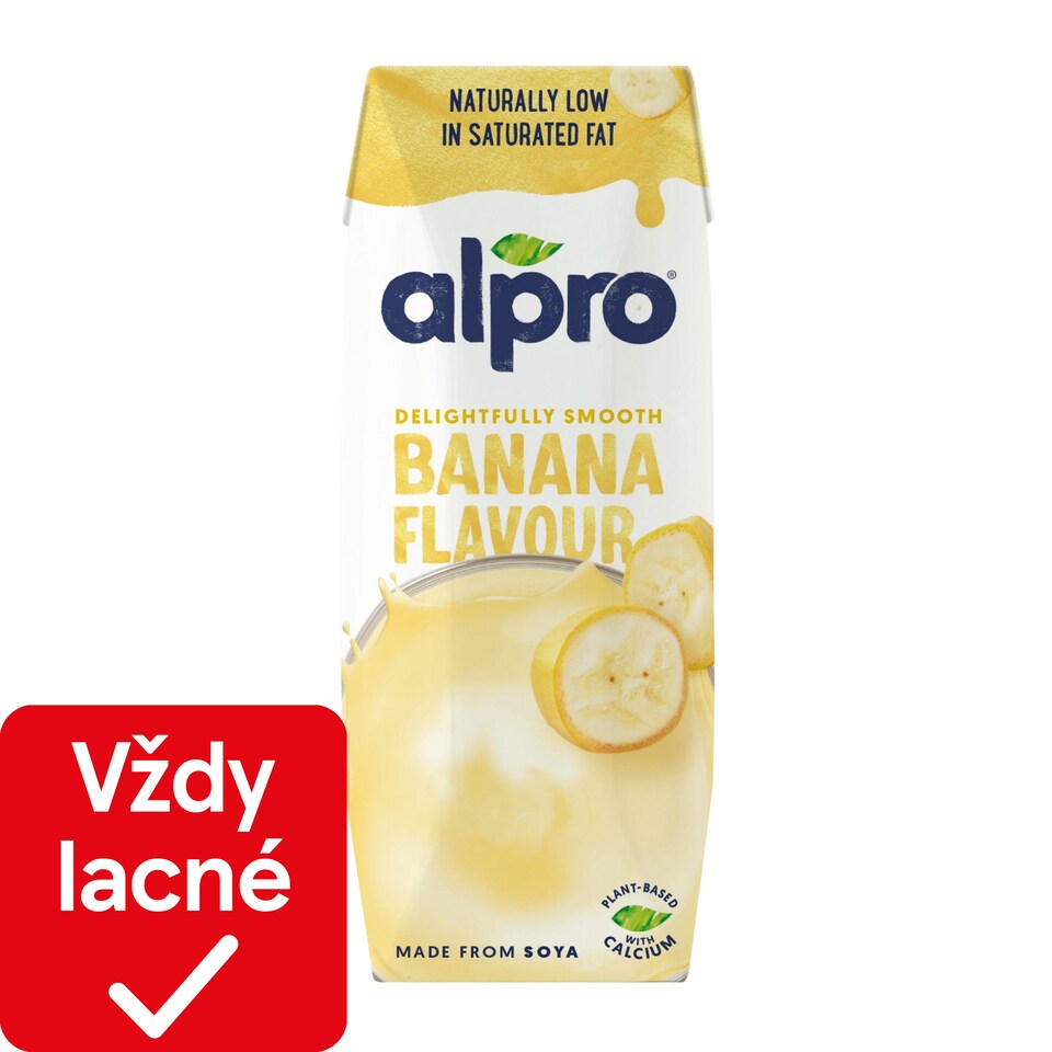 obrázok 1 z ALPRO Sójový Nápoj s Banánovou Príchuťou 250ml