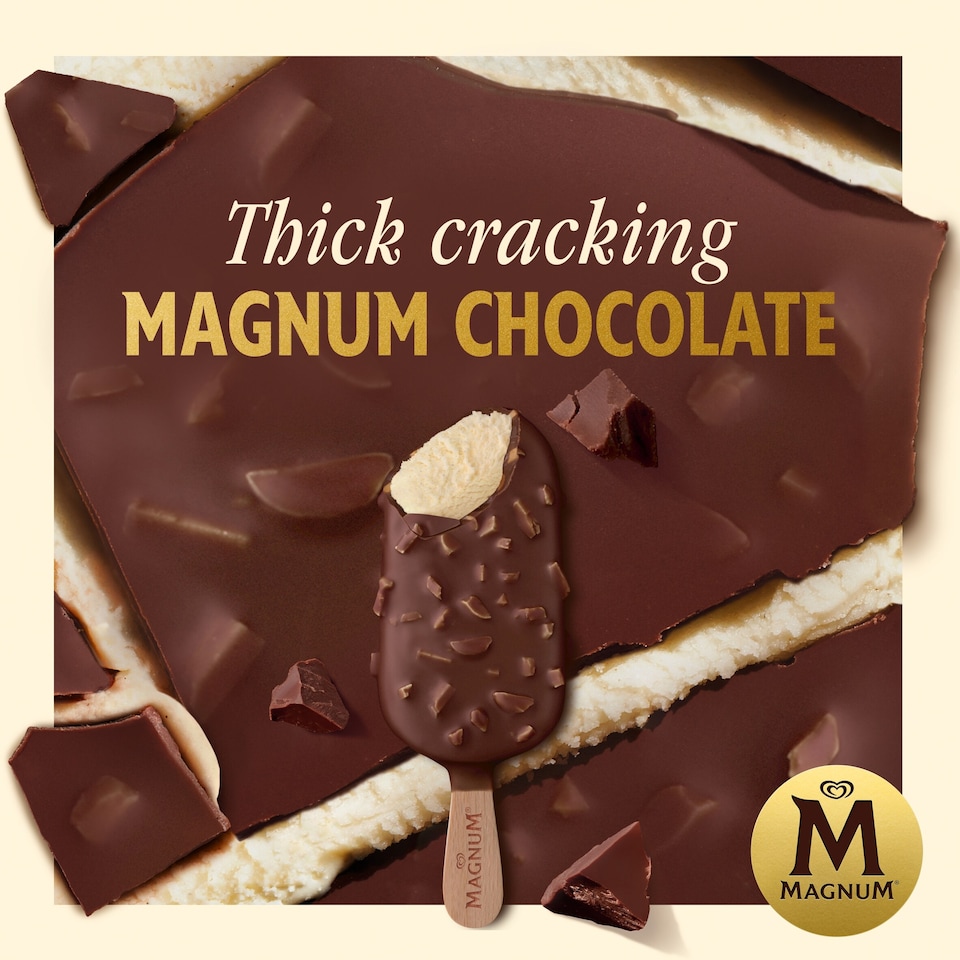 image 1 of Magnum Collection Vegan Almond Ice Cream Sticks 3 x 90ml