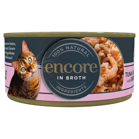 Encore Cat Food Tuna And Shrimp 70G Tesco Groceries