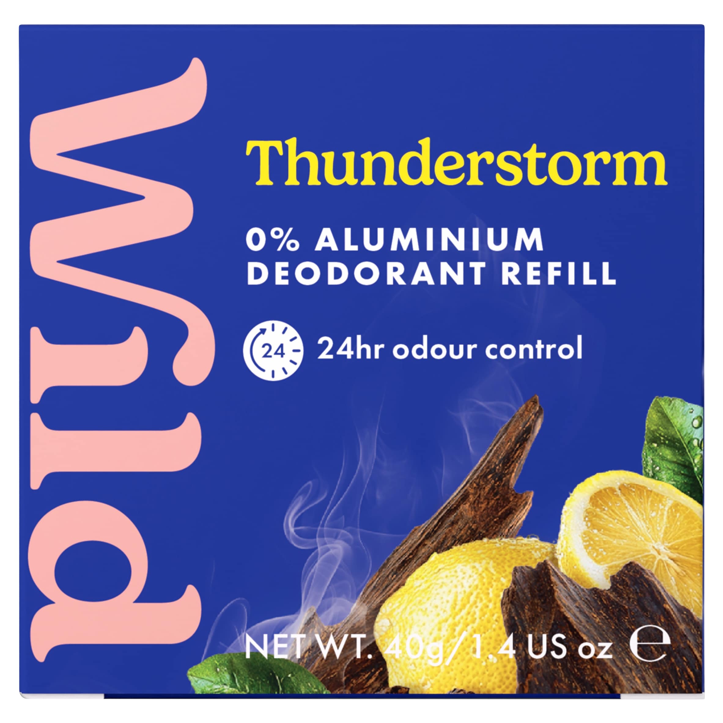 Wild Natural Deodorant Refill Thunderstorm 40g