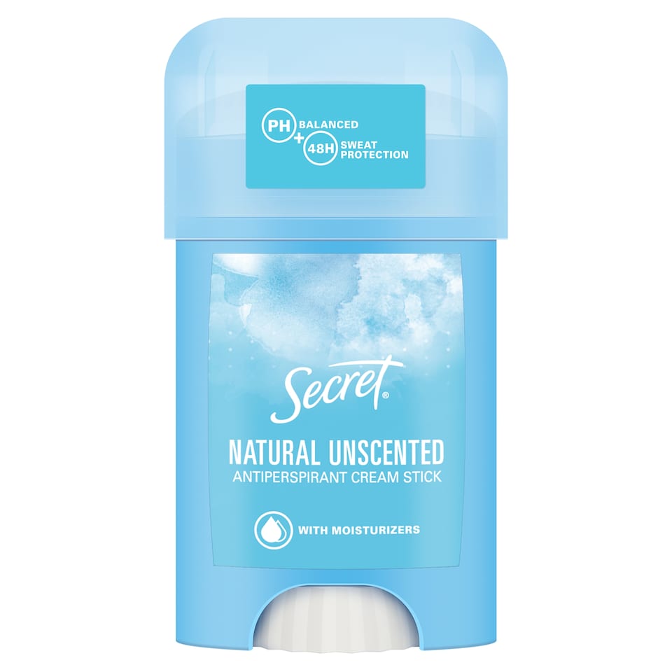 Secret Natural Illatmentes Női Izzadásgátló Krémstift, 40 ml 1. kép