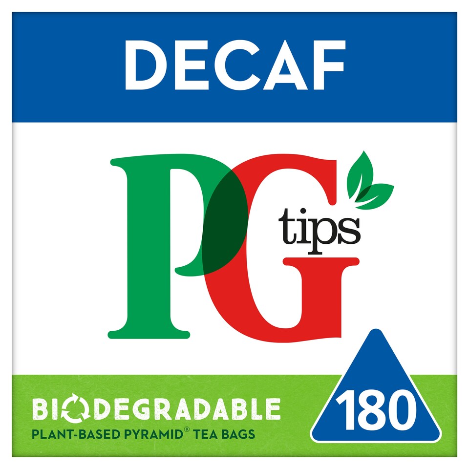 image 1 of Pg Tips Decaffeinated 180 Teabags 522G
