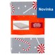 image 1 of Carbotex Candy Cane Jersey Fitted Sheet 160 x 200 x 25 cm