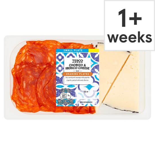 Tesco Chorizo & Iberico Cheese 110G Tesco Groceries