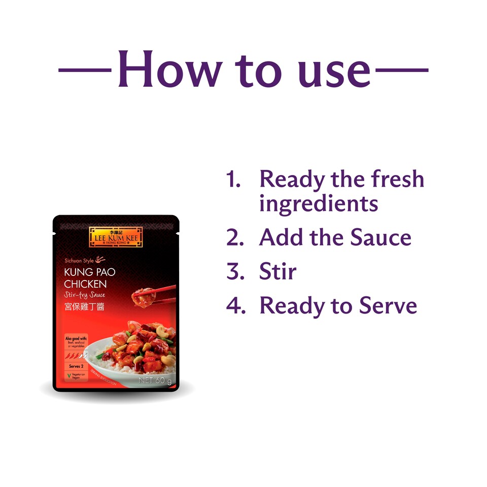 image 1 of Lee Kum Kee Sauce For Kung Pao Chicken 60G