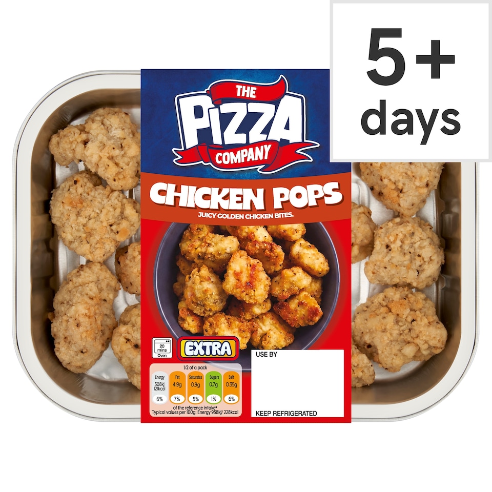 The Pizza Co Chicken Pops 128G