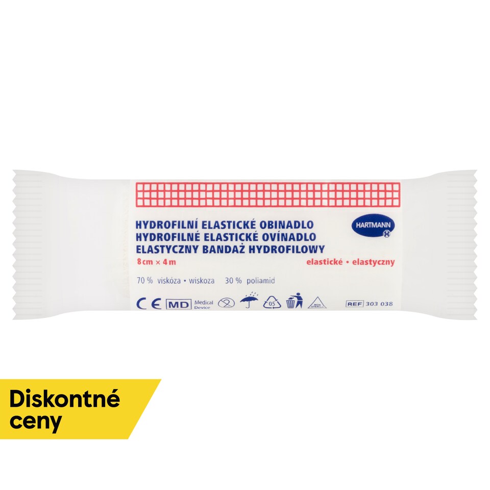 obrázok 1 z Hartmann Hydrofilné elastické ovínadlo 8 cm x 4 m