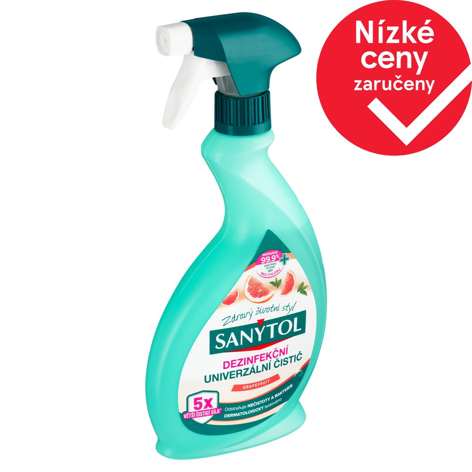 Obrázek 1 pro produkt Sanytol Dezinfekční univerzální čistič grapefruit 500ml
