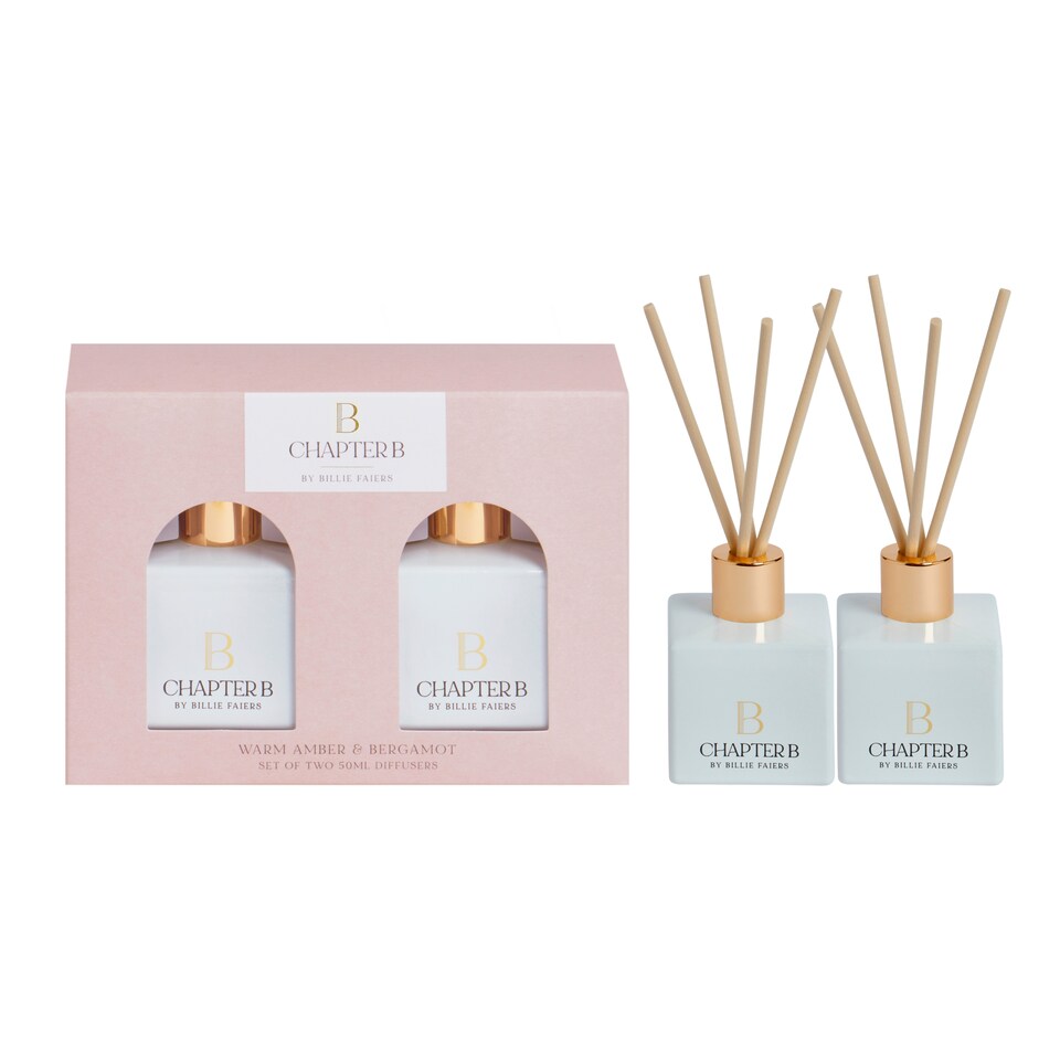 image 1 of Chapter B Warm Amber & Bergamot Diffuser 2X50ml