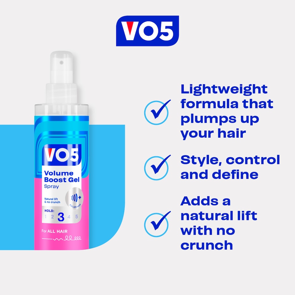 image 1 of Vo5 Sculpted Hold Freeze Hair Gel 200Ml