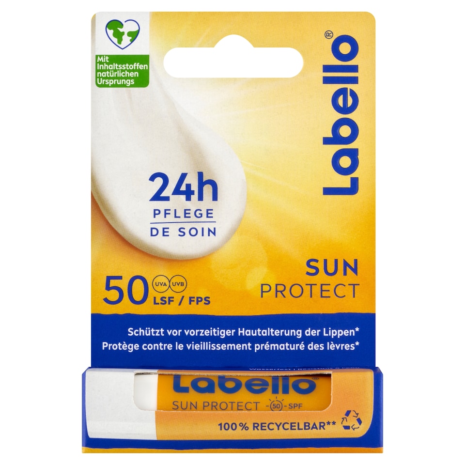 Obrázek 1 pro produkt Labello Sun Protect Pečující balzám na rty OF 50 4,8g