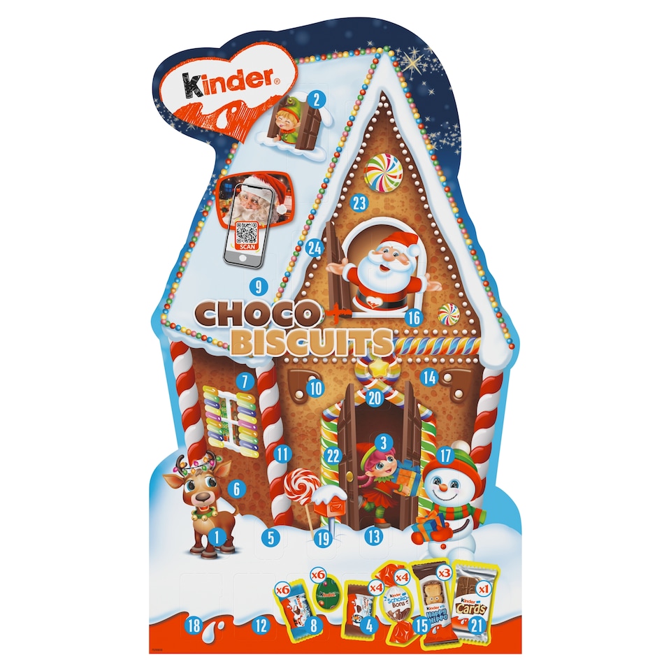 Kinder Adventní kalendář 24 ks 198g