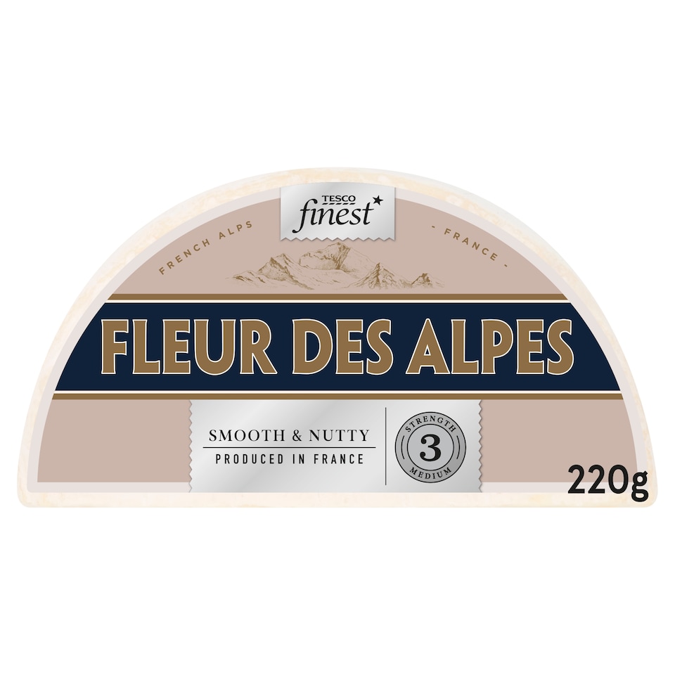 Tesco Finest  Fleur des Alpes Cheese 220g
