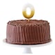 image 2 of Ginger Ray Shimmer Gold Number 0 Candle