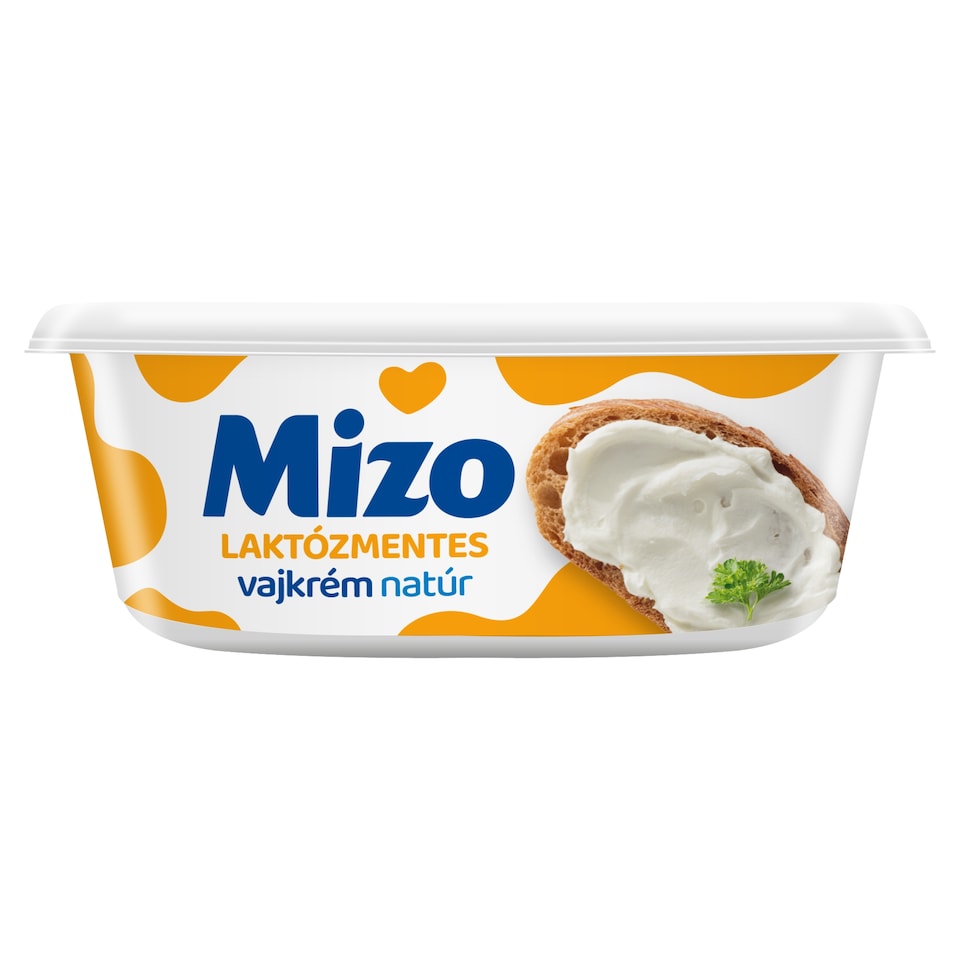 Mizo laktózmentes natúr vajkrém 200 g  1. kép