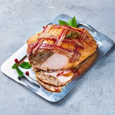 13. Tesco Finest British Free Range Bronze Turkey Crown with a Pork, Cranberry & Chestnut Stuffing Medium 1.85kg - 2.35kg (Serves 8-10)