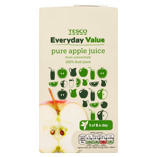 Growers Harvest Apple Juice 1 Litre Tesco Groceries