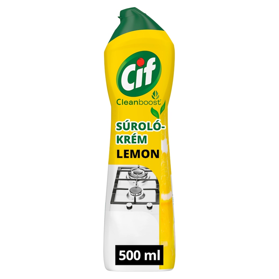 Cif Cleanboost Cream Lemon súrolókrém 500 ml