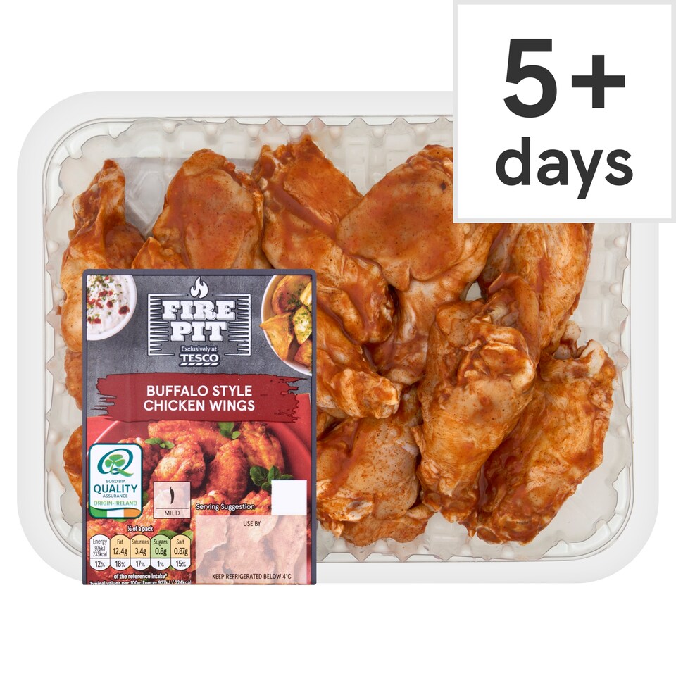 Firepit Buffalo Style Chicken Wings 500g