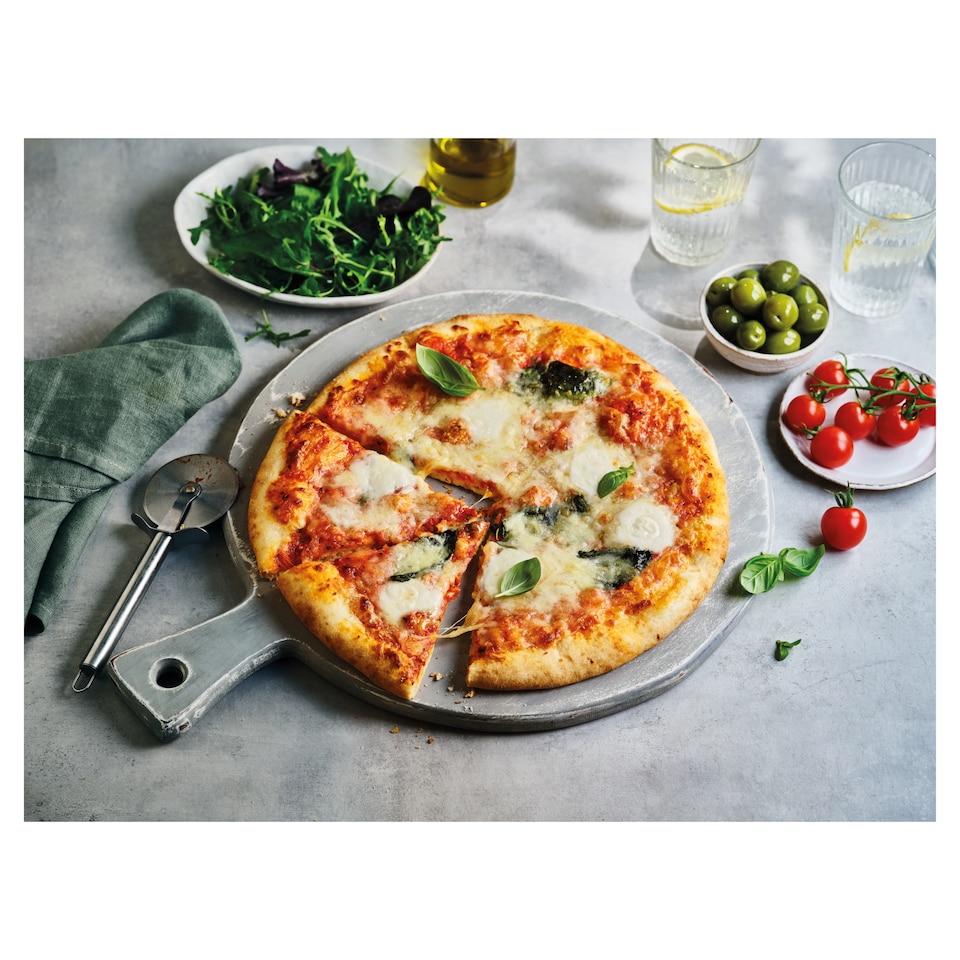 image 1 of Tesco Finest Margherita Wood Fired Pizza 410g