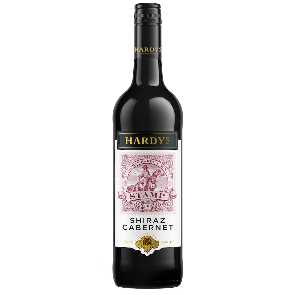 image 1 of Hardys Stamp Shiraz Cabernet Red Wine 75cl