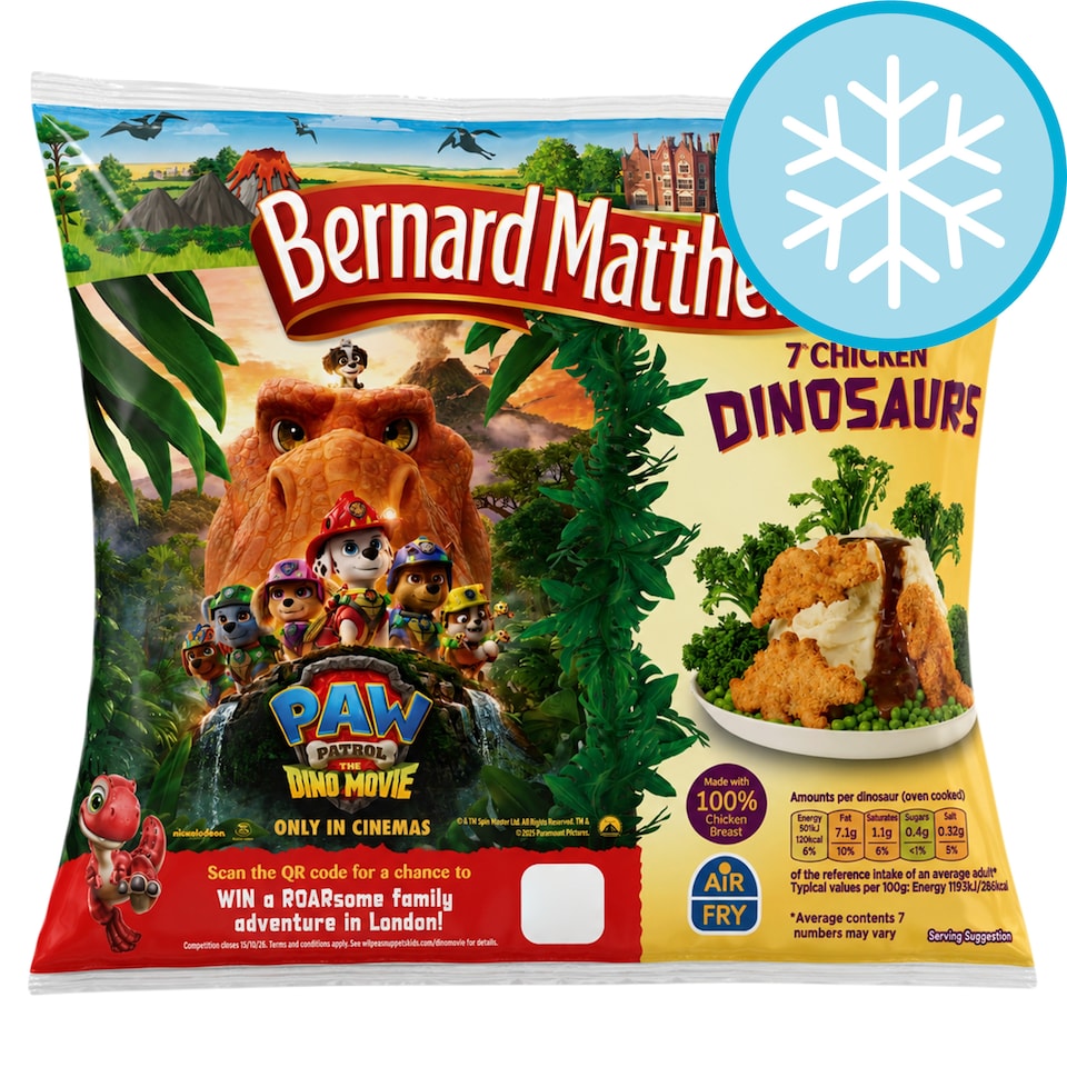 Bernard Matthews 7 Chicken Dinosaurs 350g