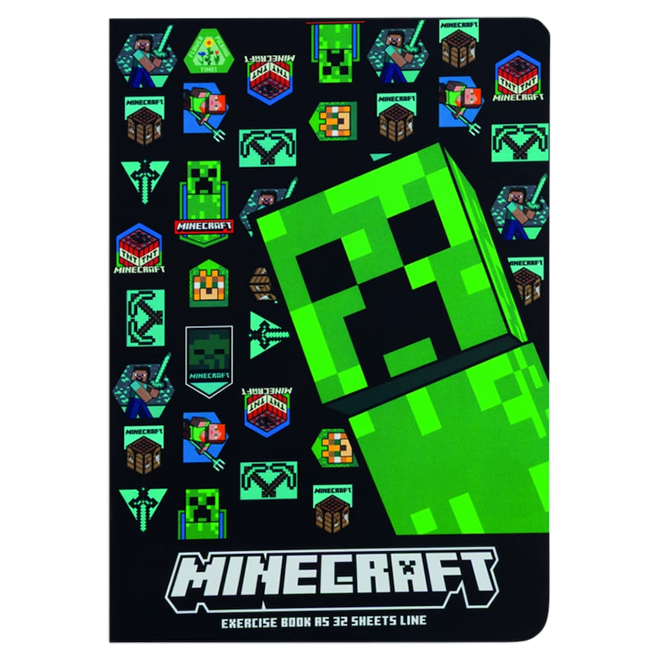 Obrázek 1 pro produkt Minecraft Linkovaný sešit A5 32 listů