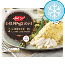 Birds Eye Inspirations2 Haddock Fillets White Wine Sauce 280G