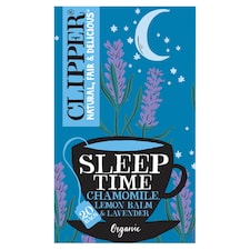 Clipper Sleep Time Chamomile Lemon & Lavender Organic Tea Bags 30G