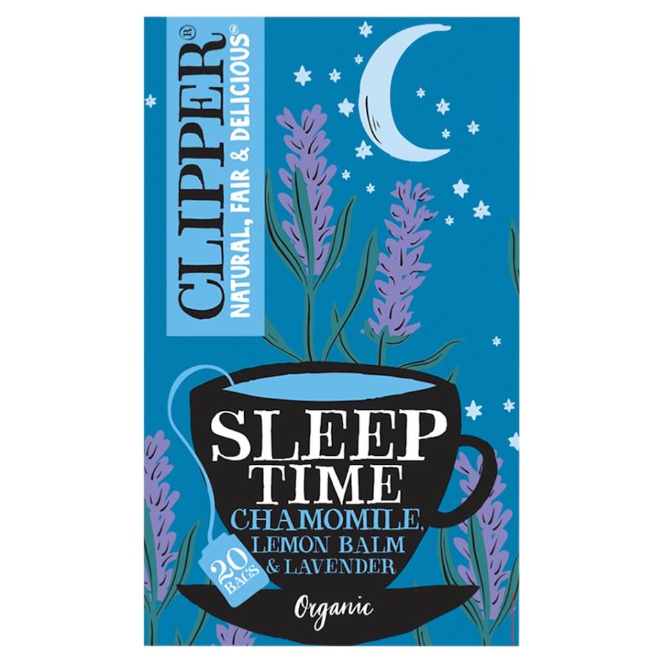 Clipper Sleep Time Chamomile Lemon & Lavender Organic Tea Bags 30G