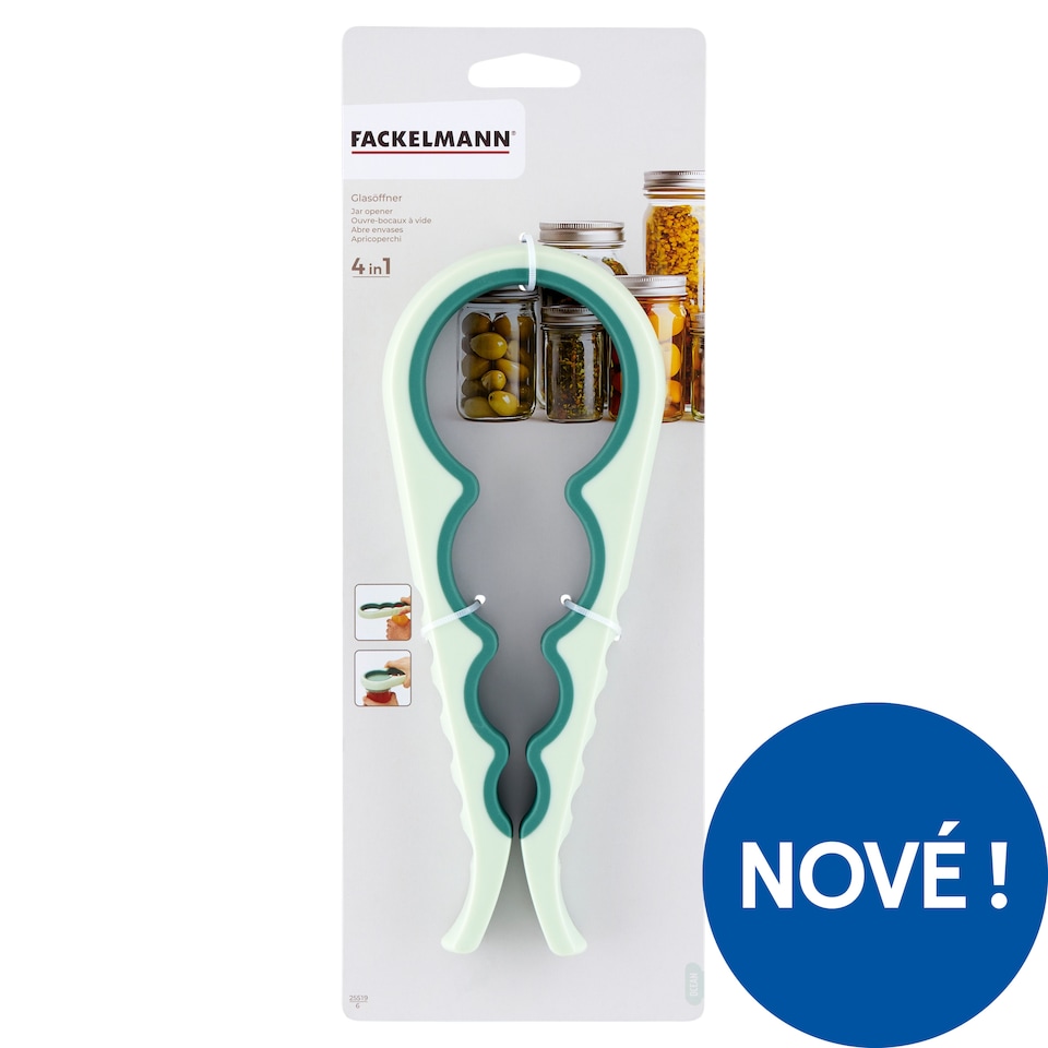 Fackelmann 4 in 1 otvírák na sklenice