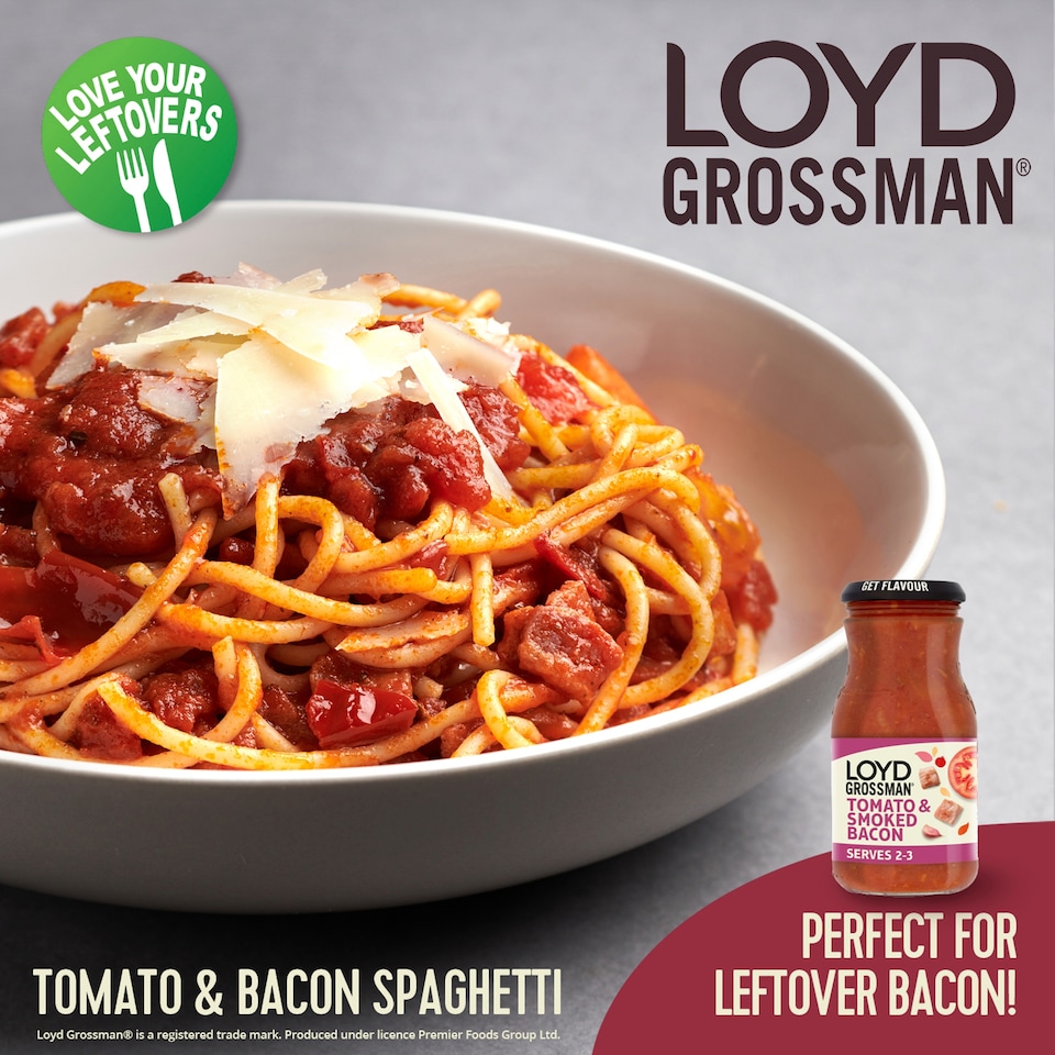 image 1 of Loyd Grossman Smoky Bacon Pasta Sauce 350G