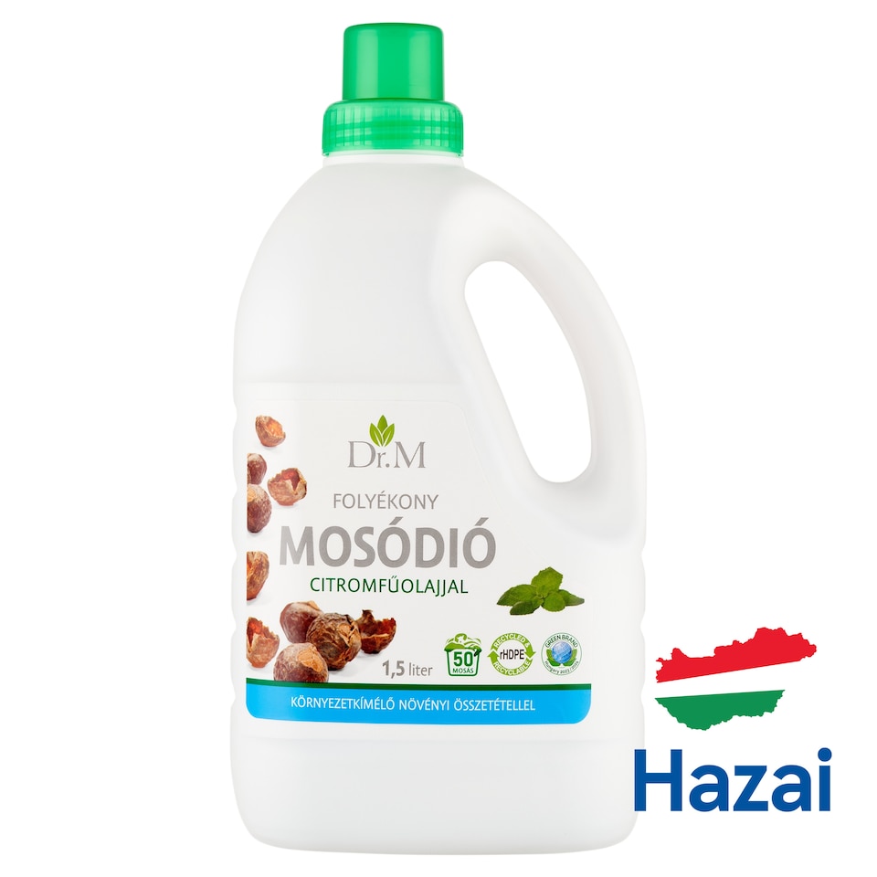 image 1 of Dr. M Liquid Soap Nuts with Lemongrass Oil 50 Washes 1,5 l