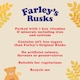 image 2 of Farleys Rusks Reduced Sugar Baby Food Snack 300g