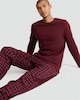 image 2 of F&F Pure Cotton Check Print Flannel Pyjama Bottoms in Multi